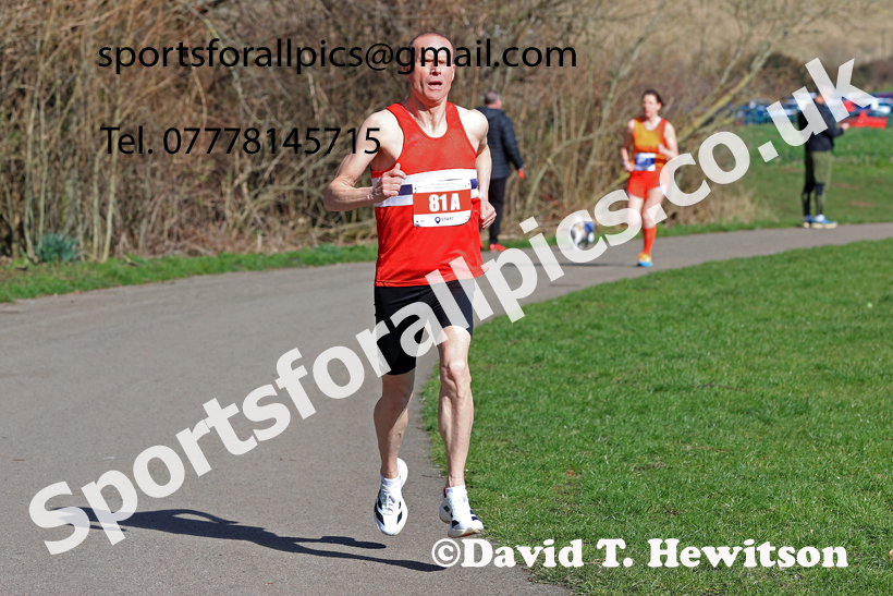 Masters Men Over-50s, 2026 NECAA Royal Signals Road Relays, Hetton Lyons Country Park, Hetton le Hole. Photo: David T. Hewitson/Sports for All Pics